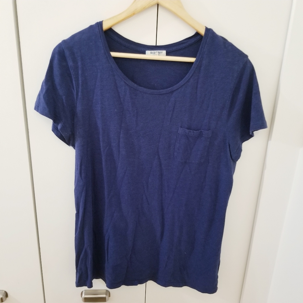 3/$45 Old Navy | Blue Cotten T-Shirt Top Shirt